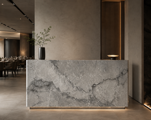 Marbre <span class=keywords><strong>Bleu</strong></span> de Savoie pour îlot de cuisine de villa, comptoir, table à manger, table basse, décoration intérieure de salon et chambre - Product Image 6