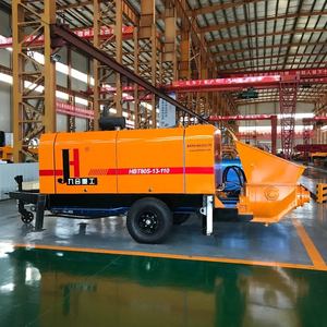 China JIUHE Brand New Diesel <b>Engine</b> DHBT50 Low Price Mobile Small Cement Pump Trailer <b>Mounted</b> Concrete Pump - Product Image 6