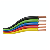 Expédition rapide, bobine de 100 m, 1,5 mm, 2,5 mm, 4 mm, fil électrique chauffant industriel à âme unique en cuivre pur, isolé au PTFE