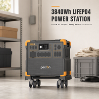 Générateur solaire portable 4200W 3840Wh avec batterie LiFePO4 pour camping-car et voyages routiers, charge rapide en 1,5 heure, vente en gros