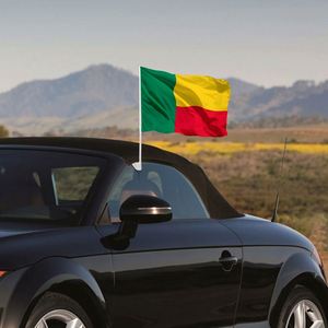 Cheap Price Benin Car Window <b>Flag</b> 12x18inch Custom Logo with High Material - Product Image 3