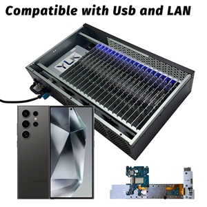 เมนบอร์ด Telefonfarm 80 พอร์ต สำหรับโทรศัพท์มือถือ ใช้หน่วยความจำ 64GB/128GB/256GB  จัดการโทรศัพท์ได้หลายเครื่อง พร้อมสิทธิ์ Root - Product Image 4