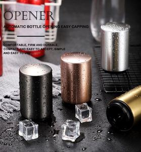 Ouvre-bouteille automatique en acier inoxydable avec finition miroir et design écologique - Product Image 4