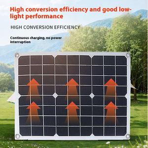 200W 18V N-Type monocristallin Double verre panneau <span class=keywords><strong>solaire</strong></span> 23% efficacité léger PET laminé pour éclairage extérieur voiture - Product Image 5