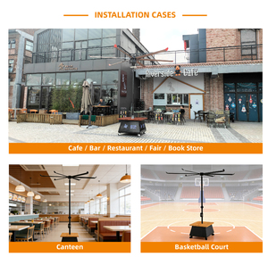 Ventilatore VFans a Magneti Permanenti ad Alta Portata e Bassa Velocità, Ventilatore HVLS per Esterni, Raffreddamento Industriale, Commerciale e per Resort - Product Image 2