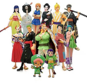 18cm hochwertige Anime Zoro Ruffy Sanji Live-Version Action figuren für Fans Display Collection