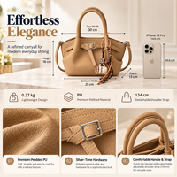 Sac bandoulière mini en cuir PU grainé de qualité supérieure pour femme, petit sac à bandoulière pour le quotidien et le travail