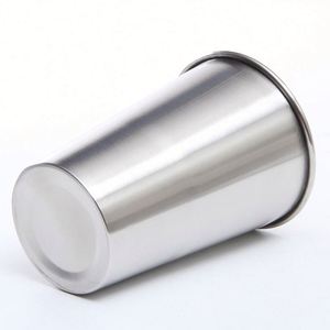 แก้วเบียร์สแตนเลส 304 แบบพกพา สำหรับน้ำเย็น  รับสกรีนโลโก้ - Product Image 5