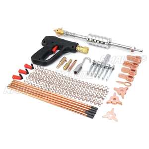 86pcs 1 Set Car Body Dent Repair <b>Puller</b> Kit Dent Spot Removal Repair Tool Kit Device Welder Stud Welding Machine Pulling Hammer - Product Image 4