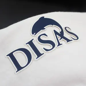 Etiquetas de impressão por transferência de alta densidade Fabricação de etiquetas de transferência de calor com logotipo 3D personalizado para roupas