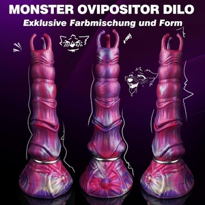 YX YX-GS323 27cm Monster XXL Ovipositor Plug Aufblasbarer 100% Wasserdichter Silikon-Dildo Alien Knoten Dracheneier 722g - Product Image 2