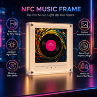 Cadre musical NFC créatif en acrylique, style Bluetooth, plaque de chanson personnalisée, décoration d'intérieur – Meilleures ventes