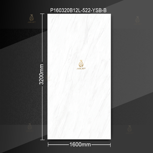 แผ่นหินพอร์ซเลนหินอ่อนขนาดใหญ่3200x1600กระเบื้องสีขาวสำหรับผนังภายในและภายนอก - Product Image 5