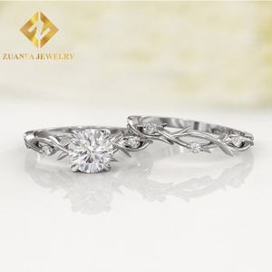 GRA Certificate Jewelry 2.0CT Gemstone Solitaire Diamond Engagement 14K Solid Gold <b>Moissanite</b> <b>Ring</b> - Product Image 6