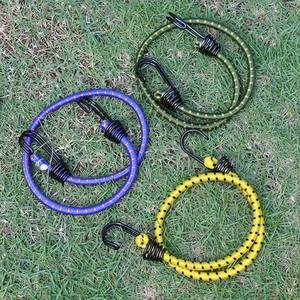 Cordon élastique en caoutchouc robuste pour l'extérieur avec 2 crochets Sangle d'arrimage pour voiture de <span class=keywords><strong>camping</strong></span> pour toutes les saisons - Product Image 5