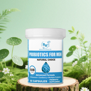Probiótico para Hombres en Cápsulas, 60 Unidades, Apoyo Digestivo y Equilibrio de la <span class=keywords><strong>Flora</strong></span> <span class=keywords><strong>Intestinal</strong></span>, <span class=keywords><strong>Natural</strong></span>, OEM/ODM, Empaque Personalizado - Product Image 4
