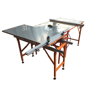 Sierra de mesa deslizante plegable simple tipo riel 220V para corte horizontal de paneles de <span class=keywords><strong>contrachapado</strong></span>, herramienta de carpintería para cortar madera - Product Image 1