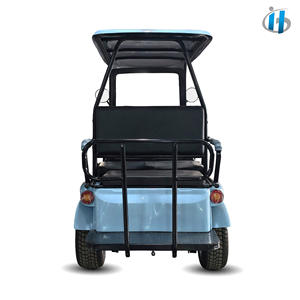 Voiturette de golf électrique 6 places Halladay à prix réduit avec support de caddie, longue autonomie, idéale pour les terrains de golf et les hôtels - Product Image 5