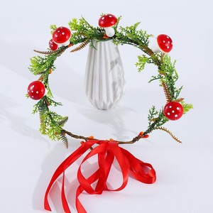 Serre-tête de mariée populaire européen et américain, accessoires de cheveux de mariage, couronne de fleurs artificielles, vente chaude - Product Image 5