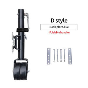 Soporte de gato de remolque de doble rueda de 6 pulgadas, guía universal, accesorios de remolque de <span class=keywords><strong>Caballero</strong></span>, yate, ATVUTV, enganche de remolque RV - Product Image 6