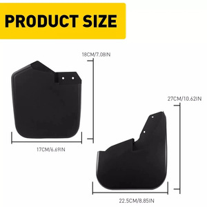 Guardabarros de Plástico para Ford Transit, Juego Delantero y Trasero con Tornillos - Product Image 2
