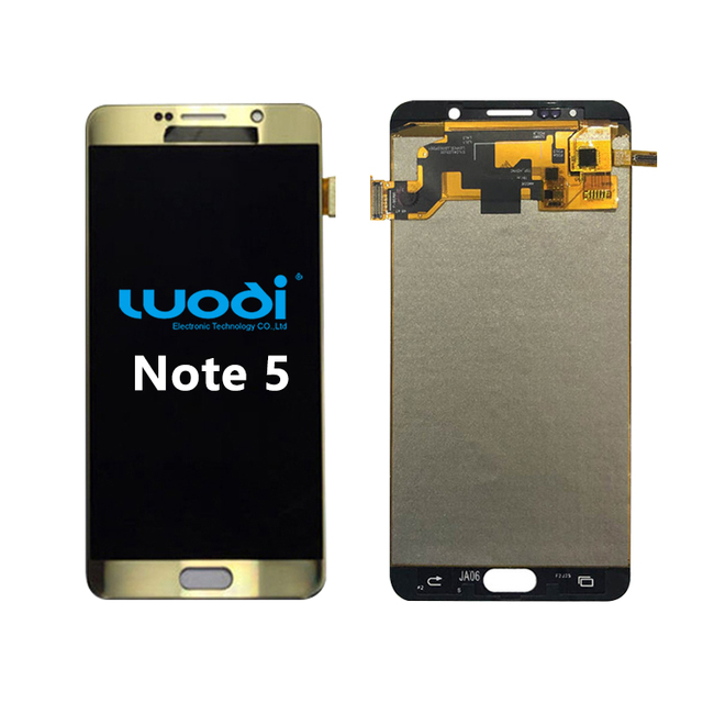 Mobile Phone ORI LCD Digitizer Accessories Parts Mobile Lcd Original Screen for samsung Note5 Display and Touch