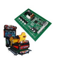 Carte mère de simulateur de course d'arcade JSJM 3D Outrun IO Board Steering Motor Driver, kit de console de jeu avec prise US, version anglaise