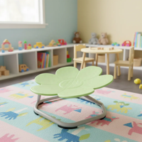 Chaise pivotante sensorielle moderne en acier/plastique pour autisme, tabouret sensoriel pour l'école, l'hôpital, le salon, la chambre à coucher, la salle à manger