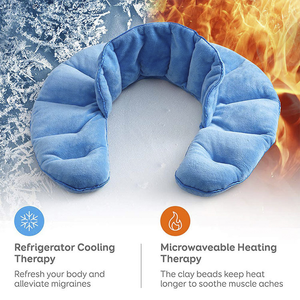 Almohadilla Térmica para Cuello y Hombros, Apta para Microondas, Compresa Caliente y Fría con Peso para Aliviar el Dolor y las Músculos Adoloridos - Product Image 3