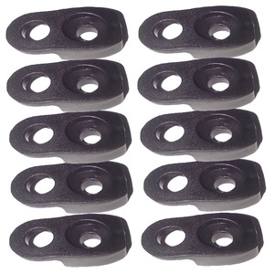 Clips pour câbles métalliques en nylon noir de 10 mm pour accessoires de kayak et bateaux d'extérieur, lot de 10 - Product Image 5