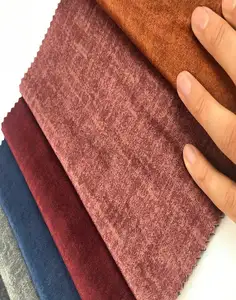 100% fabricante de tecido do sofá do poliéster impresso veludo holland com preço barato