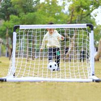 Ensemble de 2 buts de football miniatures pliables et portables avec sac de transport pour enfants et jeunes, entraînement en plein air, sports de plein air, toutes saisons