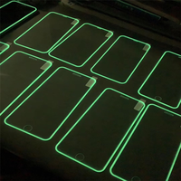 Protection d'écran en verre trempé lumineux, lumière nocturne, dureté 9H, épaisseur 0,33 mm, anti-reflets, haute transparence pour 13 Pro