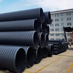 Tuyau de drainage corrugué en polyéthylène haute densité (HDPE) de grand diamètre Tongyuan, systèmes de drainage des eaux pluviales - Product Image 4