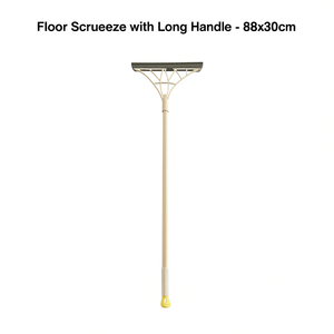 Serpillère de sol durable avec long manche 88x30cm - Construction en plastique et métal pour un nettoyage efficace, modèle Ao-7550 par Zaa - Product Image 1