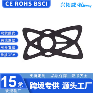 Support de téléphone en silicone pour vélo, housse de protection souple, accessoire de cyclisme en plein air - Product Image 5