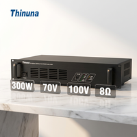 Thinuna PA-6230A 300W Ses Saf Post Voltaj Güç Amplifikatörü 2U Ticari Anons Sistemi Aşırı Yük Korumalı