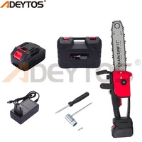 Scie à bois industrielle multifonctionnelle 12'' pour bricolage, avec batterie au lithium rechargeable et moteur sans balais 1800W, pour production en usine