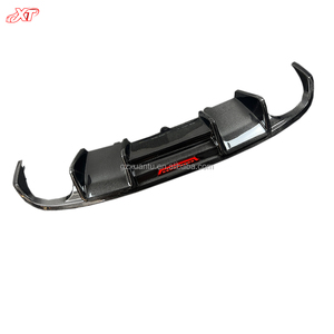 Labio de alerón de fibra de carbono con luz para Audi <span class=keywords><strong>A4</strong></span> B8 S4 Sedan difusor de parachoques trasero Bodykit 2009-12 - Product Image 3