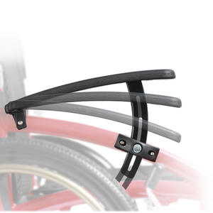 Silla de ruedas de goma plegable ajustable cómoda para el cuidado de la salud para personas mayores - Product Image 5