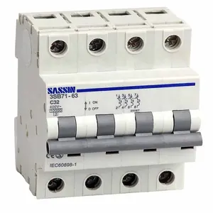 High quality Sassin OEM 3SB71-63 1-4P MINI Circuit breaker 63A circuit breakers electrical China