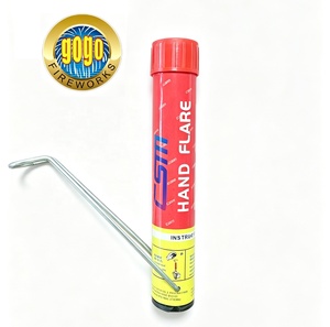พลุควันสีเหลือง 60-S สีขาว แดง ชมพู ม่วง พร้อมกระดาษสีสำหรับจุดพลุควัน สัญญาณไฟพลุควันแบบกำหนดเอง พลุควันกลางวัน - Product Image 5