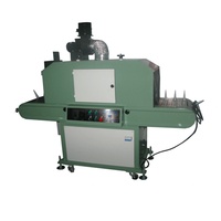 Máquina de Curado UV Semiautomática M-2030UVS, Nueva, para Botellas de Champú, Cilindro de Serigrafía, Secador UV 3000W 3P380V, 1 Año de Garantía
