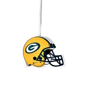 Op Maat Gemaakte Hoge Kwaliteit Green Bay Packers Auto Luchtverfrisser Nfl Voetbalhelm Auto Accessoire Charme