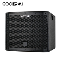 Caisson de basses actif MX-18SA de 1400 watts, haut-parleur de basses actif de 18 pouces pour système de sonorisation PA, son professionnel pour DJ