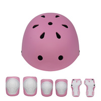 Genouillères et coudières pour casque multisport avec protège-poignets pour skateboard équipement de protection pour adultes et enfants