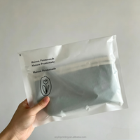 Sacs en papier glassine translucide biodégradables écologiques avec logo personnalisé en gros pour l'emballage de chaussettes et de vêtements