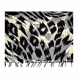 Chal de Cachemira Personalizable con Estampado de Leopardo de Verano - Estilo Europeo Americano - Product Image 1