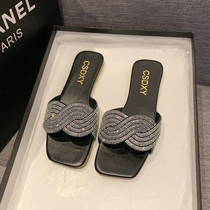 Sandales, pantoufles et claquettes pour femmes, dames, femmes, à talons, pour la maison, l'hôtel, l'intérieur, la plage, sandales moelleuses de créateur, pantoufles pour hommes - Product Image 2