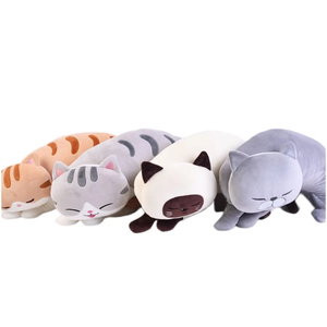 Juguete de peluche de gato de 50cm, almohada para dormir, juguete de peluche, almohada de felpa creativa personalizada, almohada de sueño para el vientre de gato - Product Image 1